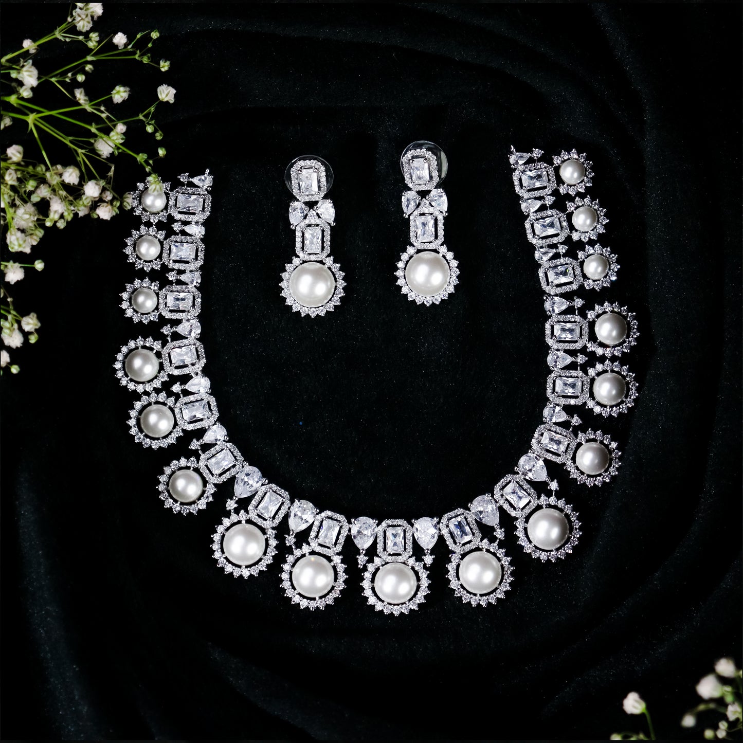 AD Pearl Necklace BN092W