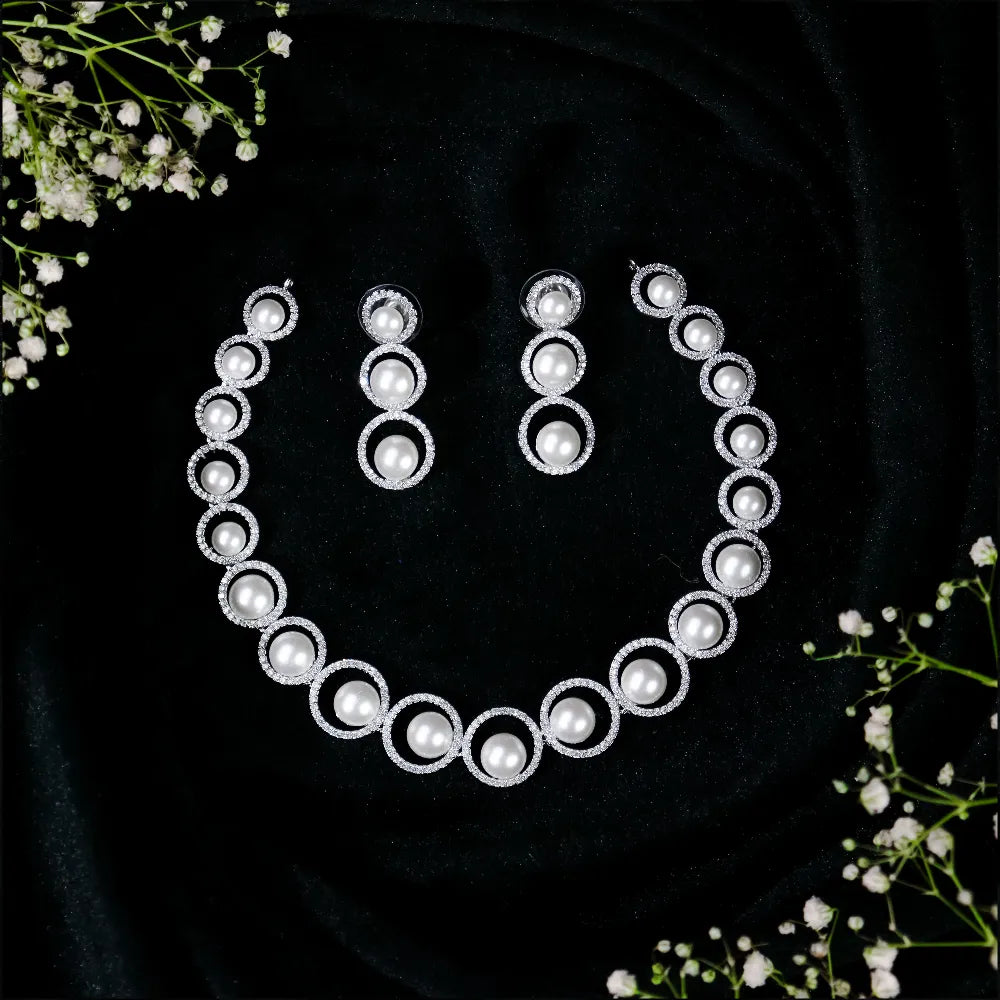 AD Pearl Necklace BN097W