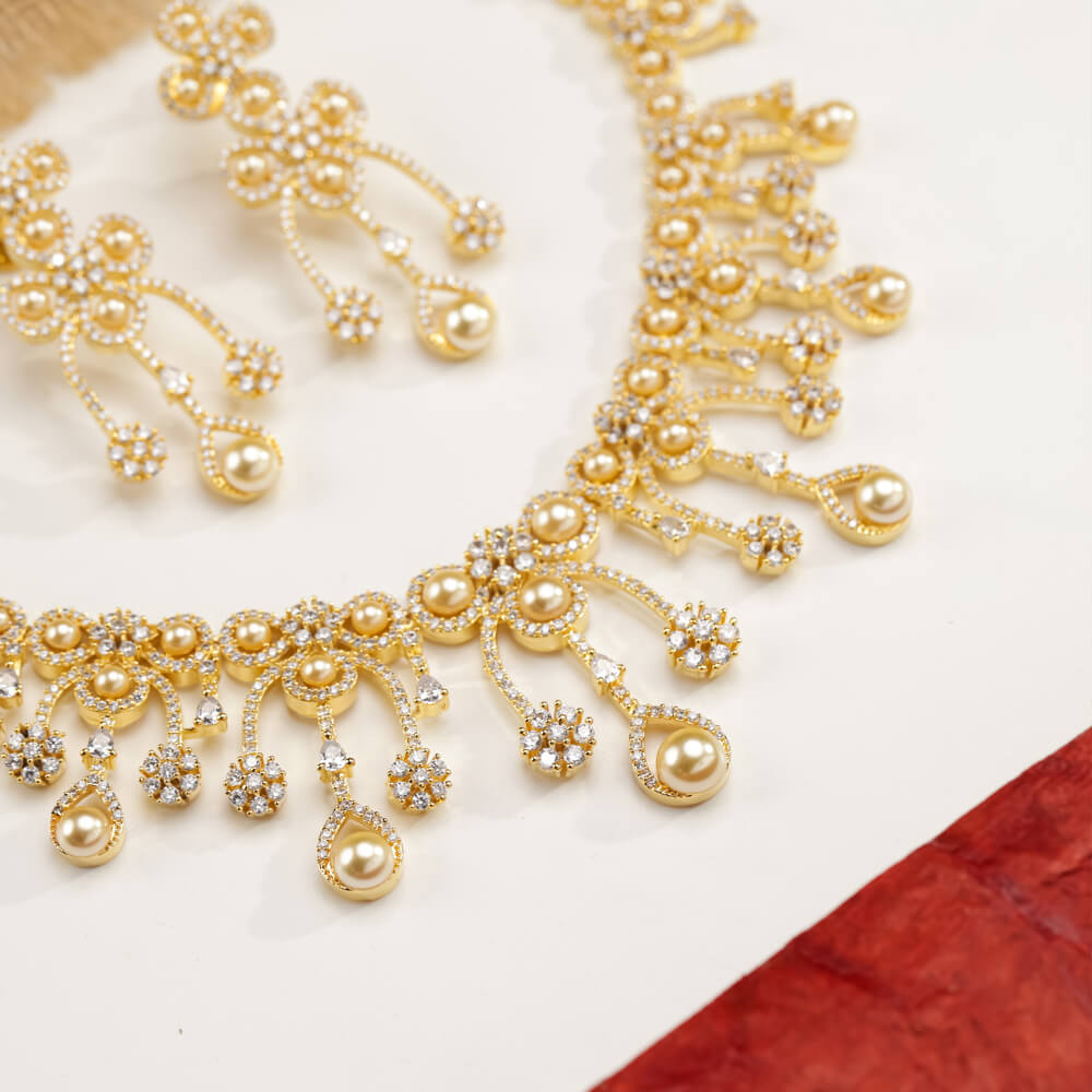 AD Pearl Necklace BN089