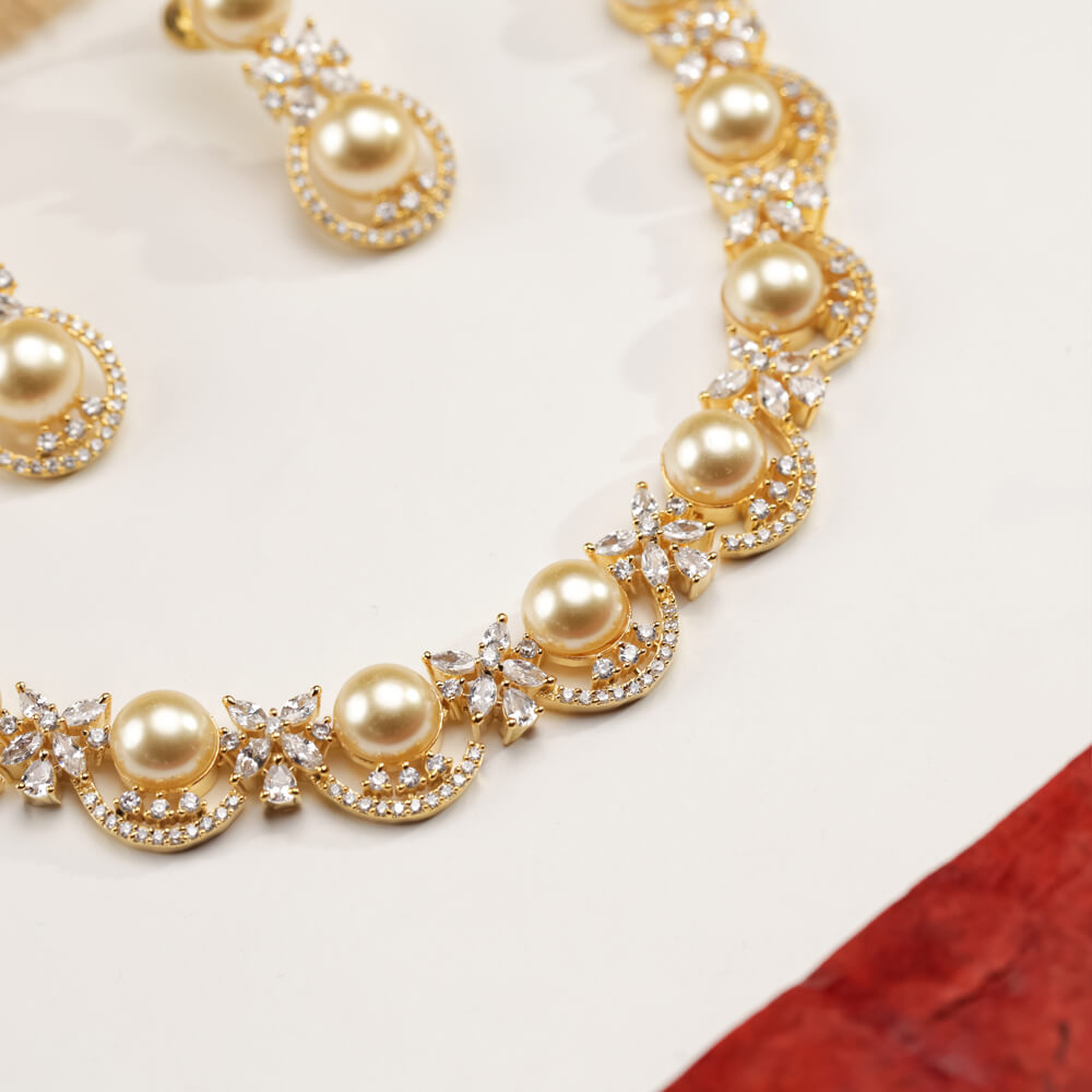 AD Pearl Necklace BN090