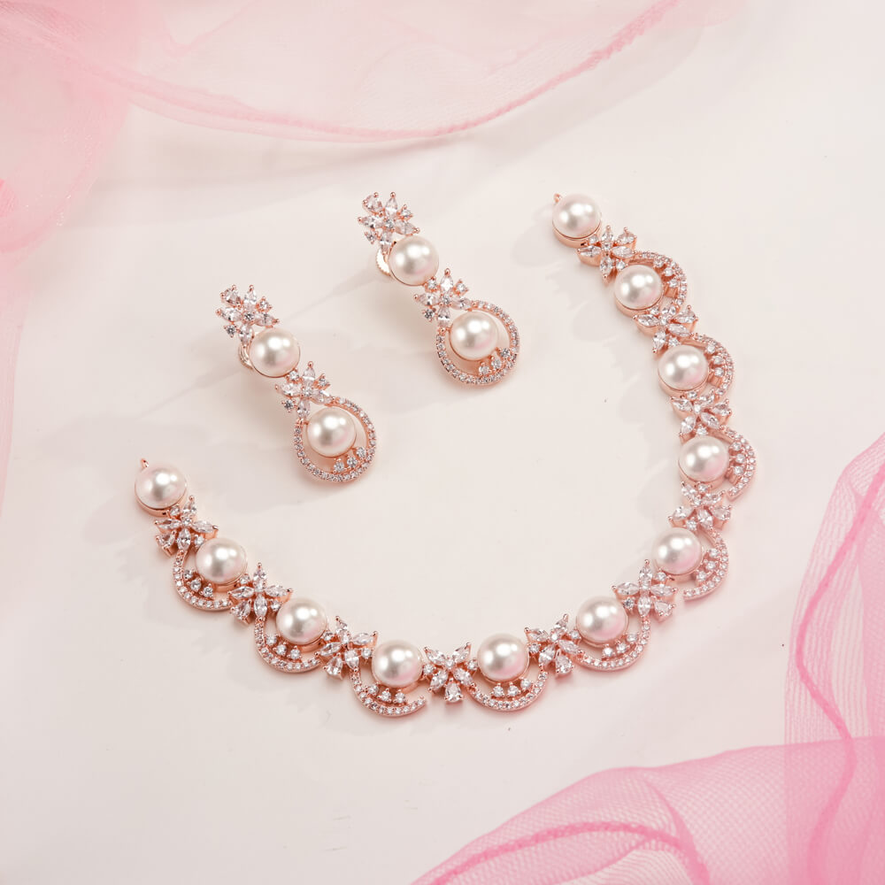 AD Pearl Necklace BN090